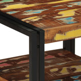 Coffee Table Multicolour 50x50x38 cm Solid Wood Reclaimed 4102723