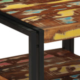 Coffee Table Multicolour 50x50x38 cm Solid Wood Reclaimed 4102723