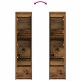 Highboard Old Wood 29.5x34x119.5 cm Engineered Wood 861659