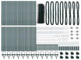 Welded Wire Fence with Spikes 100 x 0.5 m 3353157