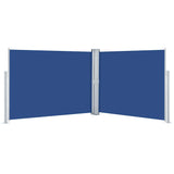 Retractable Side Awning Blue 140x1000 cm 48488