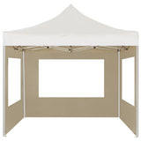 Professional Folding Party Tent with Walls Aluminium 2x2 m Cream 48930