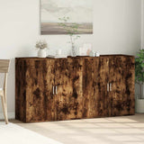 Sideboards 2 pcs Smoked Oak 79x38x80 cm Engineered Wood 3276606