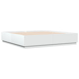 Bed Frame without Mattress White 180x200 cm Super King 3209681