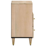 ZNTS Bedside Cabinet 50x33x60 cm Solid Wood Mango 358258