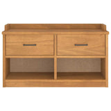 Hallway Bench SANDNES 87x40x50 cm Solid Wood Pine 4010460