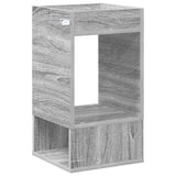 End Table 2 pcs Grey Sonoma 30 x 30 x 56 cm Engineered Wood 890939