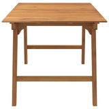 5 Piece Garden Dining Set Solid Wood Acacia 3156864
