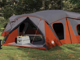 Family Tent Grey and Orange 610 x 610 x 210 cm 42017474