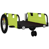 Bike Trailer Green Oxford Fabric and Iron 94193