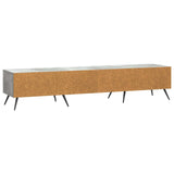 TV Cabinet Concrete Grey 147 x 34.5 x 30 cm Engineered Wood 895628