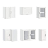 11 Piece Kitchen Cabinet Set Porto White Engineered Wood 3314901