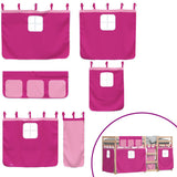 Bunk Bed without Mattress Pink 80x200 cm Solid Wood Pine 3283900