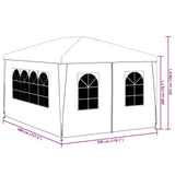 90335 Party Tent 3x4 m Blue