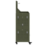 Tool Trolley Olive Green 65 x 35 x 111 cm Cold-rolled Steel 874549