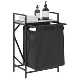 Laundry Basket 1 Compartment with Shelf Grey Sonoma 859073
