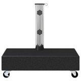 313667 Umbrella Base Black 45x25x8 cm Granite