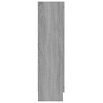 ZNTS Vitrine Cabinet Grey Sonoma 82.5x30.5x115 cm Engineered Wood 815619