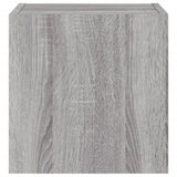 TV Wall Cabinets with LED Lights 2 pcs Grey Sonoma 30.5x35x30 cm 837229