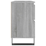 Bathroom Cabinet Grey Sonoma 80x33x60 cm Engineered Wood 831666