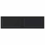 Wall-Mounted Headboard UTRECHT Black Engineered Wood 897816