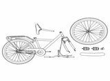 Kids Bike 18 Inches for 5-7 Years Old Purple 42009459