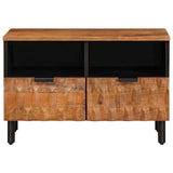 TV Cabinet Acacia Brown Finish 70 x 33 x 46 cm Solid Mango Wood 4017901