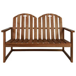 ZNTS 4 Piece Outdoor Lounge Set Solid Acacia Wood 44035