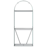 Log Holder Green 80x45x190 cm Galvanised Steel 364540