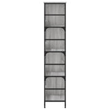 Bookshelf Grey Sonoma 78.5x33x153 cm Engineered Wood 835257