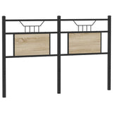 Replace Headboard Sonoma Oak 150 cm Engineered Wood and Steel 4106826