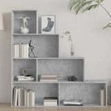Book Cabinet/Room Divider Concrete Grey 155x24x160 cm Engineered Wood 800661