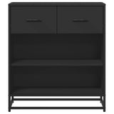 Sideboard Black 68x35x76 cm Engineered Wood 848984