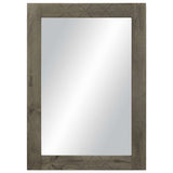 Bathroom Mirror Grey 50x3x70 cm Solid Wood Mango 4017715