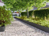 Lawn Edgings 10 pcs Black 25x103 cm Cold-rolled Steel 860166