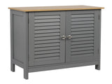 2 Hundred Page Doors MDF Spray Paint Bathroom Cabinet Gray 76520309