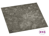 Flooring Planks 5.11 m 55 pcs PVC Gray and White 42046328