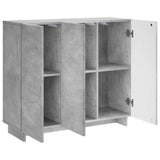 Sideboard Concrete Grey 85.5 x 31 x 75 cm Engineered Wood 8011543