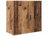 Highboard with Drawer 2 pcs Old Wood Engineered Wood and Glass 3415707