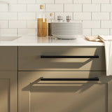 Cabinet Handles 10 pcs Black 320 mm Stainless Steel 3203677