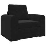 Sofa Bed Black 98 x 71 x 83 cm Velvet 4106670