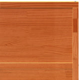Barn Door Wax Brown 100x208 cm Solid Wood Pine 850631