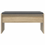 Hall Bench with Cushion Sonoma Oak 83 x 38 x 40 cm 891554