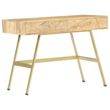 Writing Desk with Drawers 100x55x75 cm Solid Mango Wood 286150