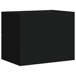 ZNTS Wall-mounted Bedside Cabinets 2 pcs Black 45x30x35 cm 848328