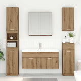 Sink cabinet with Storage with Door Artisan Oak Engineered Wood 880442