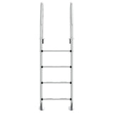 Pool Ladder 54x38x184.5 cm 304 Stainless Steel 93456