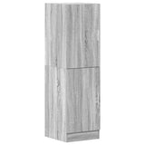 ZNTS 2 Piece Kitchen Cabinet Set Grey Sonoma Engineered Wood 3324147