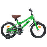 Kids Bike 14 Inches for 3-5 Years Old Green 42009476