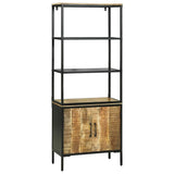 Highboard Brown 70 x 35 x 180 cm Solid Mango Wood 3310124